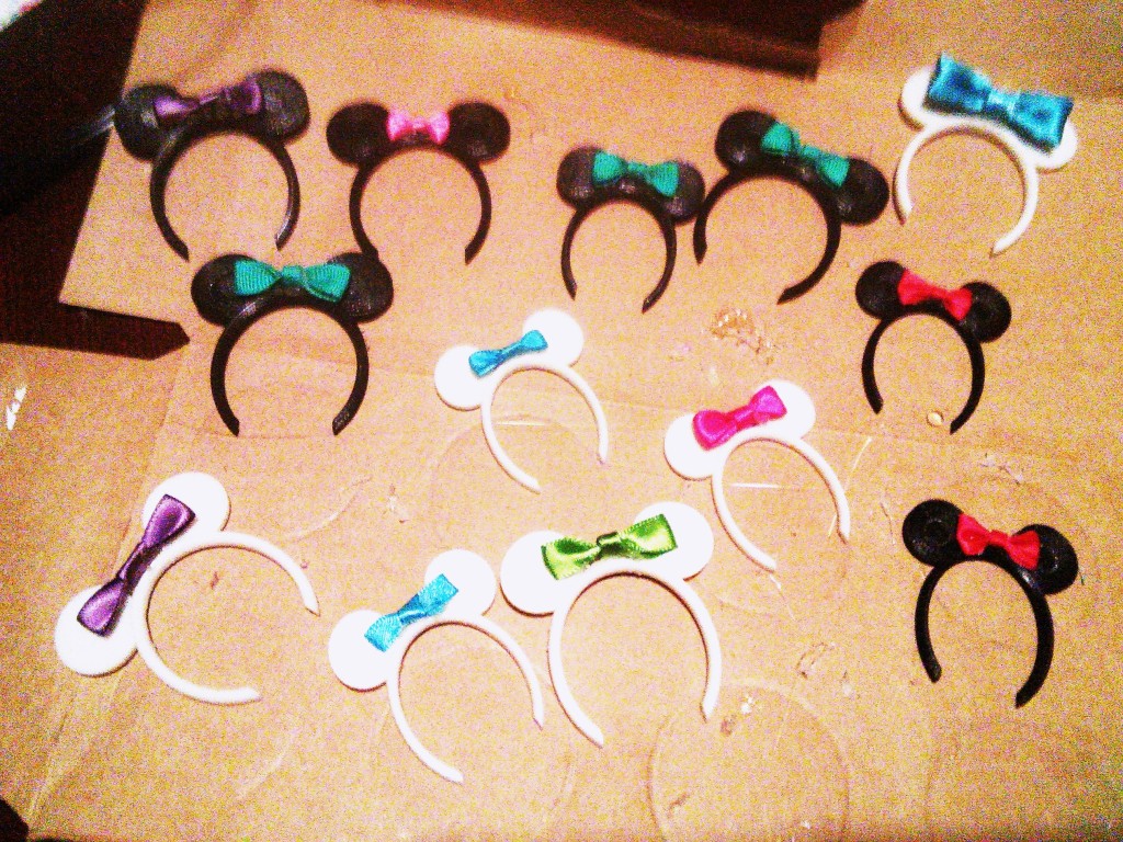 Ears with bows
